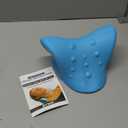 Neck Stretcher Cervical Traction, Neck and Shoulder Relaxer for Pain Relief, Ergonomic Neck Pillow, Neck Hump Corrector, Cervical Spine Alignment, Neck Curve Corrector (Light Blue)
