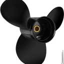 9 1/4 x 10 OEM Upgrade Aluminum Outboard Boat Propeller for BRP Johnson EVINRUDE OMC Stern Drive 8 9.9 15HP 9.25x10 Prop 13 Spline Tooth RH