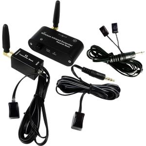Remote Control Wireless Repeater-Dual Eye IR Emitter Remote Repeater System Kit WL-E2