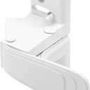 Prime-Line K 55172 Storm and Screen Door Inside Interior Latch with Screws, White (Single Pack)