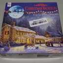 Jigsaw Puzzles 1000 Pieces - WISHDIAM Puzzles for Adults - Christmas Family Snowman Deer Town Holiday Impossible Difficult Challenging Puzzles for Home Decor Birthday Party Gifts for Men Women