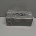 Sumnacon Tissue Box Cover Rectangle Linen Tissue Box, Stylish Tissue Box Holder with Magnetic Bottom,Decorative Tissue Cover for Bathroom Living Room Toilet Table Desk Office Car, Grey (Medium)