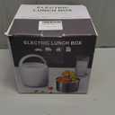 Vabaso Electric Lunch Box for Adults, 41oz 80W Heated Lunch Box, 12V/24V/110V/220V Portable Food Warmer White Elephant Gifts for Men Car Truck Work with 1.2L 304 Stainless Steel Container