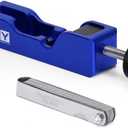 Universal Spark Plug Gap Tool with 32 Blades Steel Feeler Gauge, Spark Plug Gapper Gapping Tool Adjuster for Most 10mm 12mm 14mm 16mm Sparkplug Blue