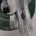 Watoo 2025 Sprinkler Hose & Soaker Hose for Yard - 25 FT Reinforced Flat Garden Hose with Holes, Heavy Duty No-Kink Lawn Irrigation Hose (Includes Stakes, High Pressure Spray)