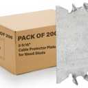 RACO 2710 Cable Protector Plate for Wood Studs, 2-9/16-Inch Long (Pack of 200)