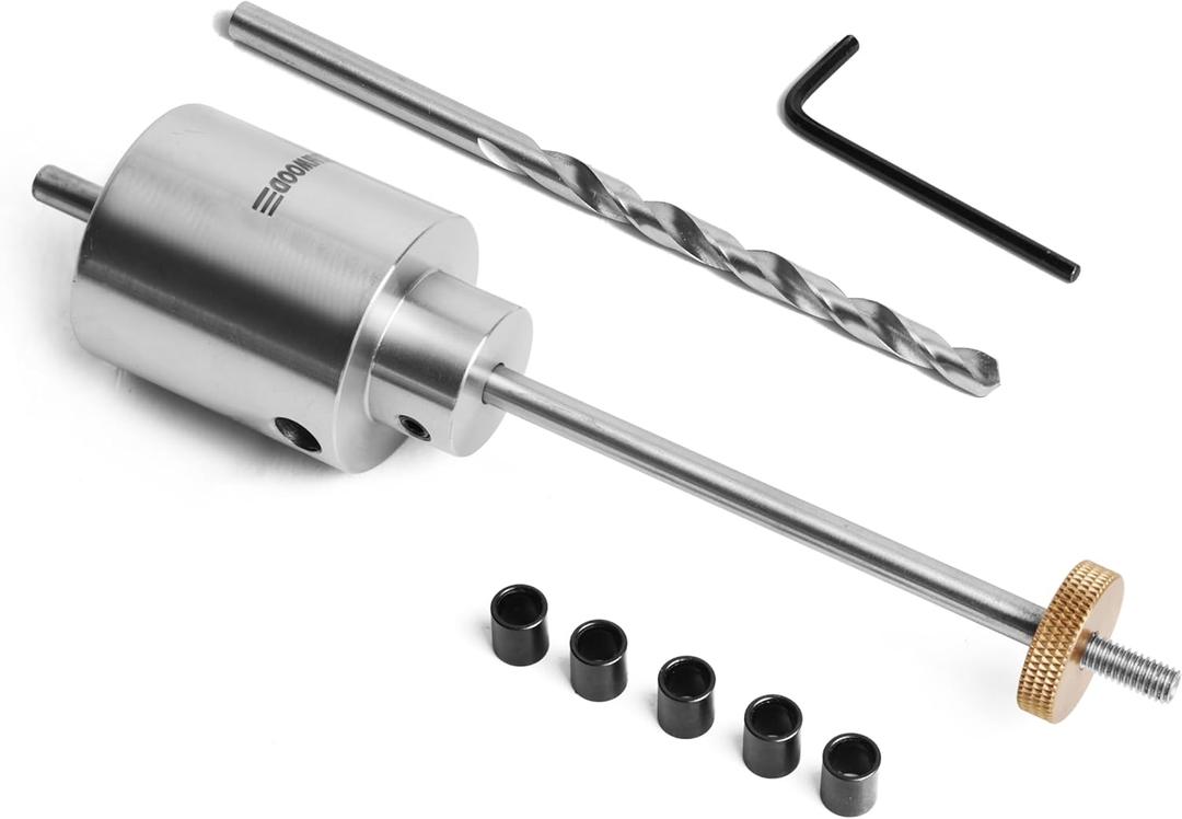 Pen Mandrel with 1"X8TPI Thread Adaptor for Woodlathe Woodturning Pen Make.
