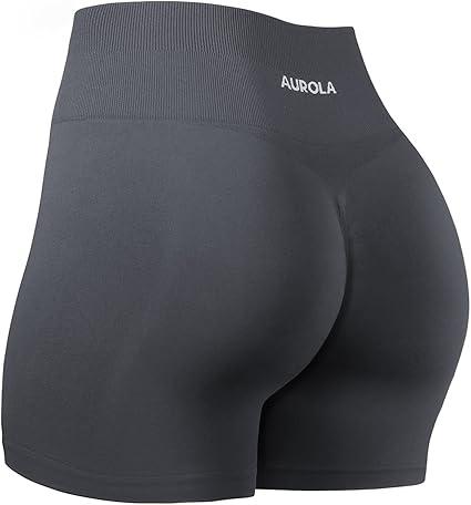 AUROLA Dream Collection Women Workout Shorts High Waist Gym Shorts, Scrunch Butt Seamless Athletic Shorts
S/M