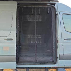 VANNCAMP Magnetic Bug Screen for Ford Transit High Roof Van 2015-2026,Sliding Door Bug Mesh Screen, Weighted Bottom Seam for Wind Resistance, Hands Free, Center Magnetic Closure