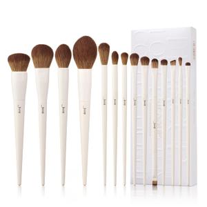 Jessup Makeup Brushes 14Pcs Makeup Brush Set Premium Synthetic Powder Foundation Contour Blush Concealer Eye Shadow Blending Liner Make Up Brush Kit Light Grey T329 Jessup Makeup Brushes 14Pcs Makeup Brush Set Premium Synthetic Powder Foundation Contour Blush Concealer Eye Shadow Blending Liner Make Up Brush Kit Light Grey T329