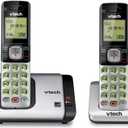 VTech CS6719-2 2-Handset Cordless Phone with Caller ID/Call Waiting, Handset Intercom & Backlit Display/Keypad, Silver