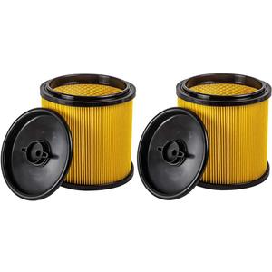 2 Pack Replacement Filter Compatible with Vacmaster Shop Vac 5 to 20 Gallon, Vac Master VCFS Standard Disposal Cartridge Filters For Hart Wet/Dry Vacuums