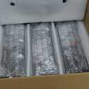 FDPBY Black Pendant Lighting Modern Pendant Light, Mini Crystal Chandeliers,Adjustable Pendant Light Fixture for Kitchen Island Dinning Room Bedroom (3 Light)