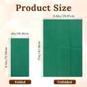100 Pack 17"x12" Disposable Dinner Napkins Linen Feel Paper Napkins Pre-Folded with Built-in Flatware Pocket for Wedding Party Kitchen