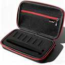 LinMei Hard Case for One Blade Trimmer QP2724/90, QP2834/70, QP2630/72, Waterproof Shaver Organizer Shockproof Travel Storage Box for Charger & Accessories, Black Red