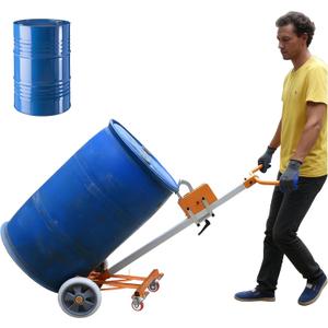 55 Gallon Drum Dolly - Heavy-Duty Drum Truck with Reinforced Design for Maximum Stability, Durability 1,000 lb Capacity Built for Industrial