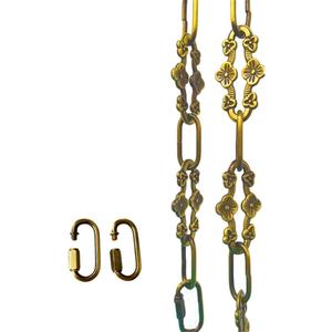 30 inch Antique Gold bronze Decorative Plum buckle Chain for Hanging Lighting (Gold bronze)