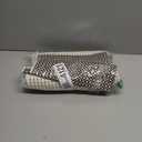 OJIA Striped Rug 24"x51" Washable Front Door Mat Christmas Doormat Woven Entry Rug Cotton Indoor Outdoor Rug Small Checkered Rugs for Porch Kitchen Entryway Patio Bathroom (Green/White/Tan)