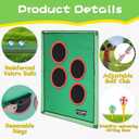 Golf Chipping Game for Outdoor Indoor: Backyard Golf Games for Adults & Golfers , Birthday Gifts for Men, Golf Set with 20 Sticky Balls, Putting Mat, Putter & Carry Bag, Golf Simulators for Home