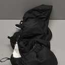 YOREPEK Winter Carseat Cover for Baby, Infant Car Seat Cover with Removable Fleece & Mesh Top, Warm Cozy Waterproof Carseat Canopy for Doona/Nuna/Evenflo, Winter Baby Essentials for Newborn Boy Girl (Black)