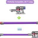 Replacement Wand Tube for Dyson Stick V15 V11 V10 V8 V7 Vacuum Parts, Extension Vacuum Replacement Parts, 28.7 In (Purple)