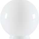Permo Replacement 5.9" Round Globe Opaque Milk Glass Shade  Compatible with Pendant Light or Wall Sconce Fixtures