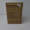 Litake Industrial Floor Lamp- Black, Dimmable Modern Standing Lamp with Clear Glass Shade, Black Tall Lamp with Remote & Foot Control, LED Bright Corner Lamp with 6W Bulb for Living Room Bedroom Office