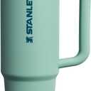 STANLEY Quencher ProTour Flip Straw Tumbler with Leakproof Lid 30 oz | Built-In Straw & Handle | Cupholder Compatible for Travel | Insulated Stainless Steel Cup | BPA-Free | Spring Green