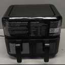 CHEFMAN 6 Quart Dual Basket Air Fryer Oven with Easy View Windows, Sync Finish, Hi-Fry, Auto Shutoff, 2 Independent 3Qt Nonstick Dishwasher Safe Frying Baskets, Digital Double Air Fryer - Black