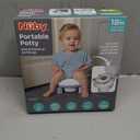 Nuby On-The-Go Portable Potty Seat - Travel Toilet Seat for Boys and Girls 18+ Months - Includes Storage Bag and Disposable Potty Liners - Toddler Travel Essentials - Toddler Potty Training Toilet