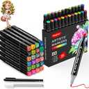 24 Colors Markers, Dual Tip Art Markers, Perfect for Beginner, Drawing, Sketching, Illustration