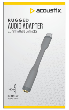 Acoustix Rugged Audio Adapter (3.5 mm)