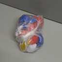 30 Pieces Patriotic Foam Star Stress Ball Bulk Mini Foam Star Smile Face Stress Balls Red White Blue Funny Smile Face Toys Relief Star for 4th of July Party School Carnival Reward