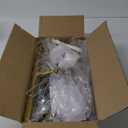 Wedding Arch Backdrop Stand Set of 2 (7.3FT/6FT), Gold Metal Arch Backdrop Stand,Balloon Arch Stand for Wedding Ceremony Baby Shower Outdoor Indoor Birthday Party Graduation Decoration,Gold