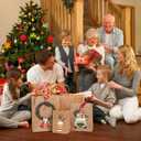 OUTUXED 40pcs Paper Bags with Handles Brown Kraft Paper Bags Assorted Sizes (8/10/12.6/16 Inches) Bulk for Gift, Business, Retail, Shopping, Party Favor