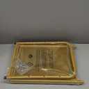 SUFAUY Shoe Rack for Closet, 33" Wide Metal Shoe Rack Organizer Heavy Duty, 2-Tier Mesh for Shoes, Gold