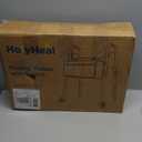 Walkers for Seniors with Basket and Glide Skis, 5" Wheels Lightweight Folding Walker, Support Up to 350 lbs, Height Adjustable Standard Compact Rolling Walker, Blue