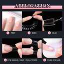 4 x Gelike EC 240PCS Soft Gel Nail Tips Kit - Clear Cover Full Nail Extensions - Medium Almond Pre-Shaped Acrylic False Gelly Nail Tips 10 Sizes for DIY Salon Gift Nail Extensions