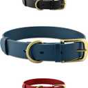 Tuff Pupper Classic Heavy Duty Dog Collar | 10x Stronger Than Leather | 100% Waterproof & Odor Proof Dog Collar | Tough Rust-Proof All Metal Hardware (Midnight Blue)