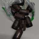 10 Pack 1 Inches x 2 Inches Black Malleable Steel Nipples Fitting, DIY Steampunk Industrial Vintage Style.