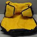 Lawn Tractor Seat Cover with Pocket, Compatible with John Deere, Cub Cadet, Craftsman, Kubota, Husqvarna, Fit for Seat Back Heights of 12.5-14 Inches -Yellow