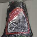 Harrison Howard CareMaster Pro Luminous Horse Fly Mask Standard with Ears UV Protection for Horse Red Full Size