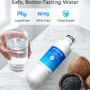 Waterdrop ADQ747935 LT1000PC Replacement for LG LT1000P/PC/PCS ThinQ Refrigerator Water Filter, LFXS26973S, LMXS28626S, LMWS27626S, LFXS28596S, ADQ74793501 and LT120F, 3 Combo