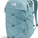The North Face Women's Borealis Commuter Laptop Backpack - Everyday Travel Bag, Laptop Sleeve, Reflective Details, Blue Eclipse Light Heather/Blue Eclipse, One Size