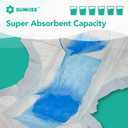 SUNKISS TrustPlus Adult Diapers with Maximum Absorbency, Unisex Disposable Incontinence Briefs with Tabs for Men and Women, Odor Control, Small, Previously XSmall, 15 Count