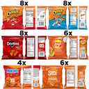 Frito-Lay Cheesy Mix 6 Flavor Variety Pack, Single Serve Bags (40 Pack), Doritos, Cheetos, Lay's, Munchies, SunChips (EXP 07/14/26)