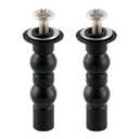 iFealClear Toilet Seats Bolt Screw Compatible with TOTO Toilet, Extra Long Expanding Rubber Nuts Screws for Top Mount Toilet Seat Hinges, Easy to Install, Toilet Seat Replacement Parts Kit, 2 Pack
