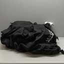 ULTCOVER 600D Tough Canvas Heavy Duty Rectangular Patio Table and Chair Cover - Waterproof Outdoor General Purpose Furniture Covers 64Lx52Wx28H inch, Black