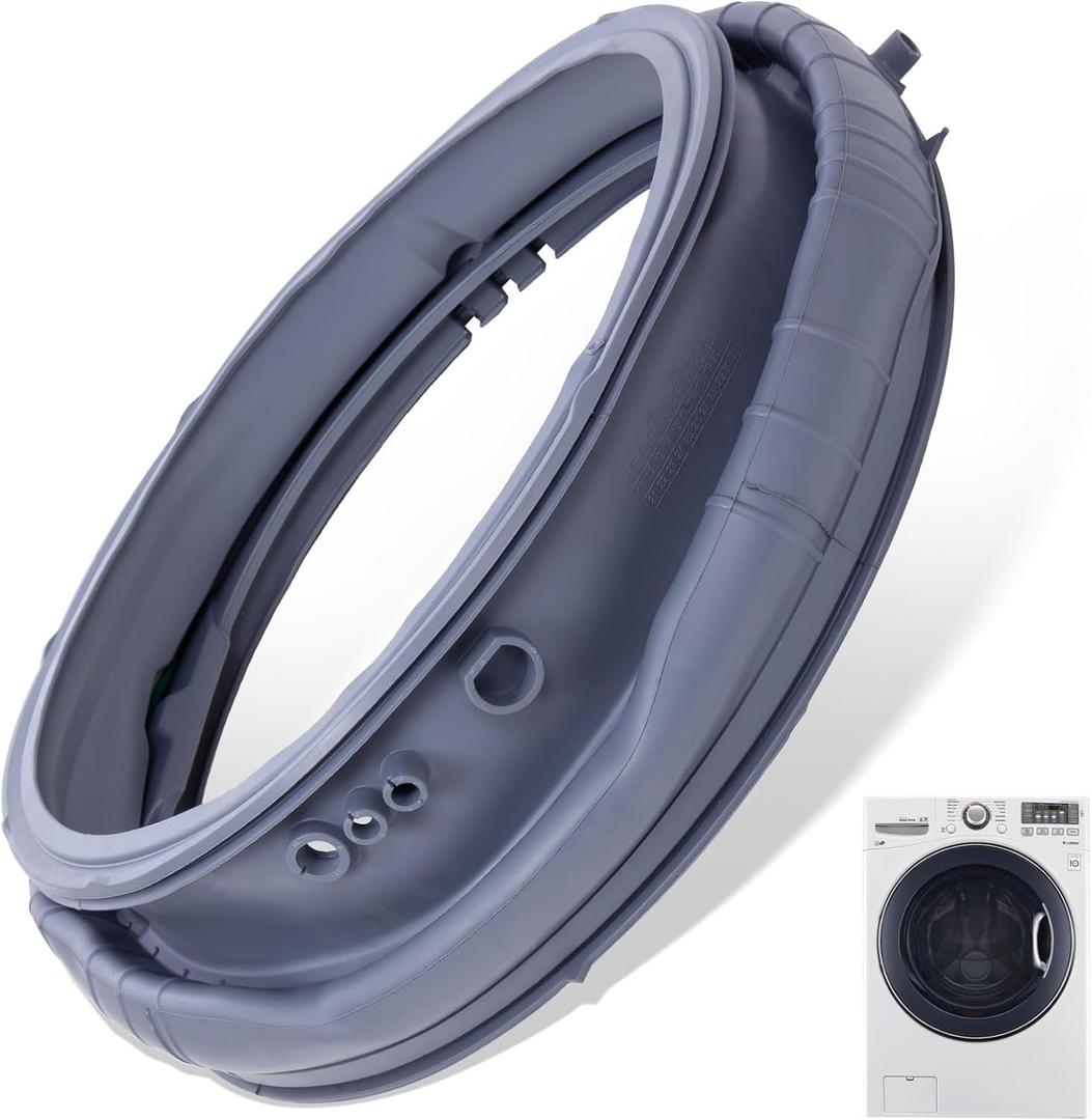 WM3570HVA/00 WM3470HVA Door Seal Gasket,WM3570HWA/00 WM3770HWA WM3470HWA/00 WM3575CW/01 MDS47123605 Washer Door Boot Seal Gasket Compatible For LG,For Kenmore,For Lg Front Load Washer Rubber Seal