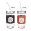 ALINK Skinny Clear Glass Straws, 10.5" x 7 mm Long Reusable Drinking Straws for 30 oz 20 oz RTIC/YETI Stanley Tumblers, Mason Jars, Pack of 8 with 2 Cleaning Brush